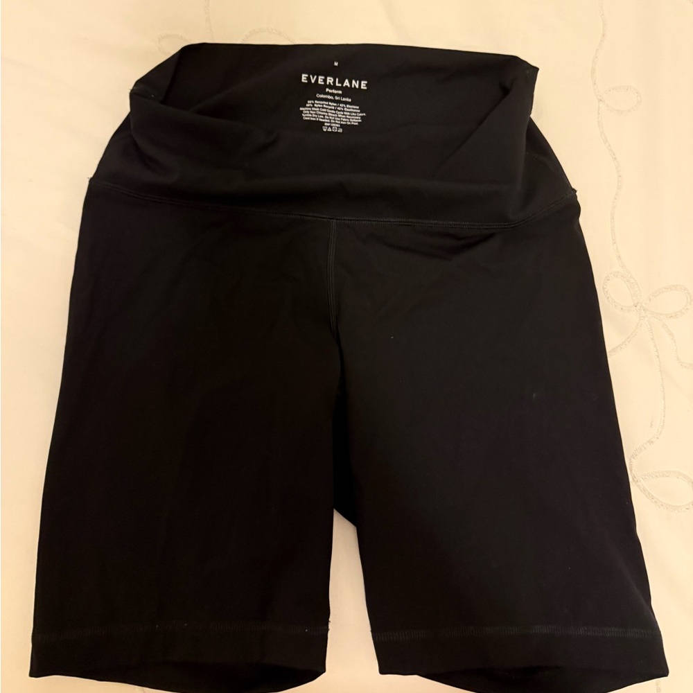 Everlane Women's Classic Black Bike Shorts